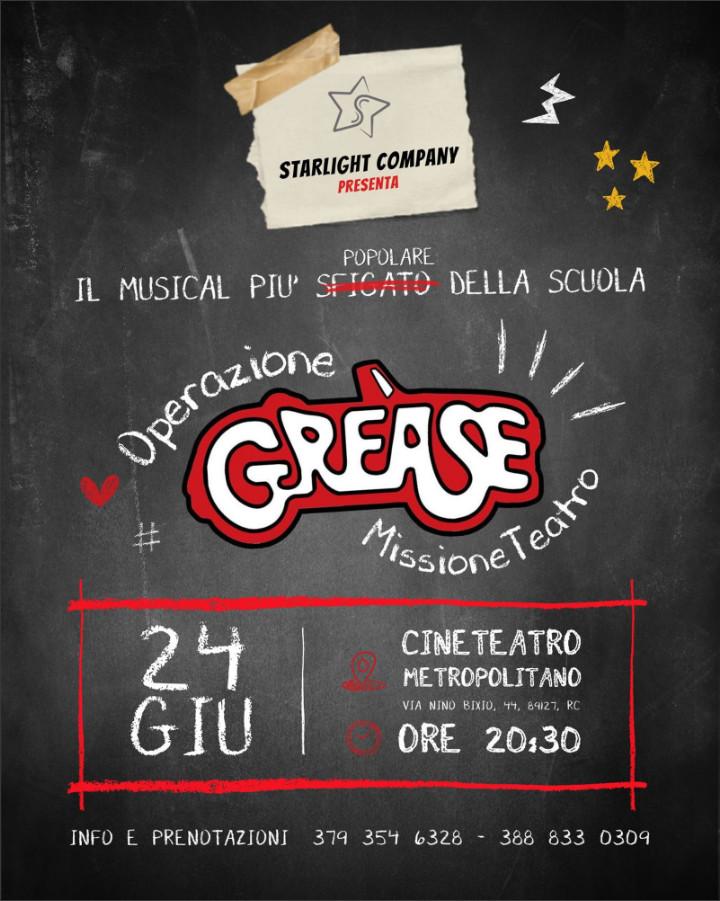 evento locandina operazione grease