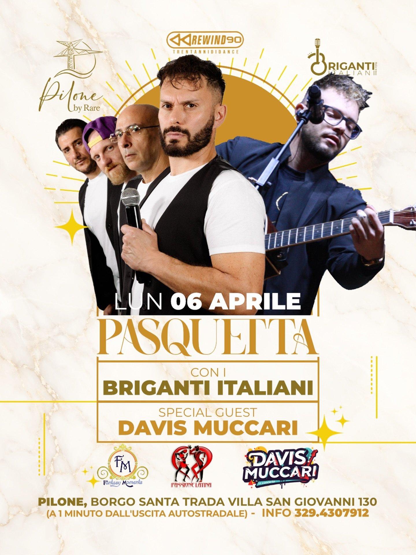 evento locandina paquetta con i briganti italiani