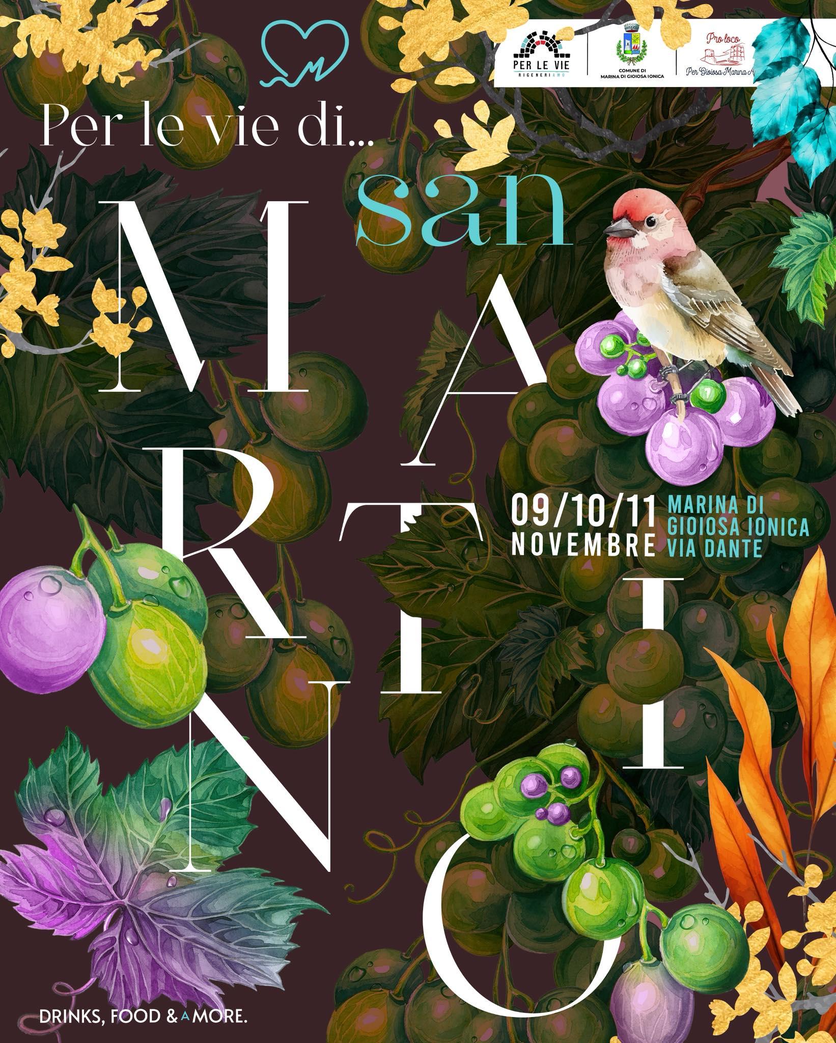 evento locandina per le vie di san martino