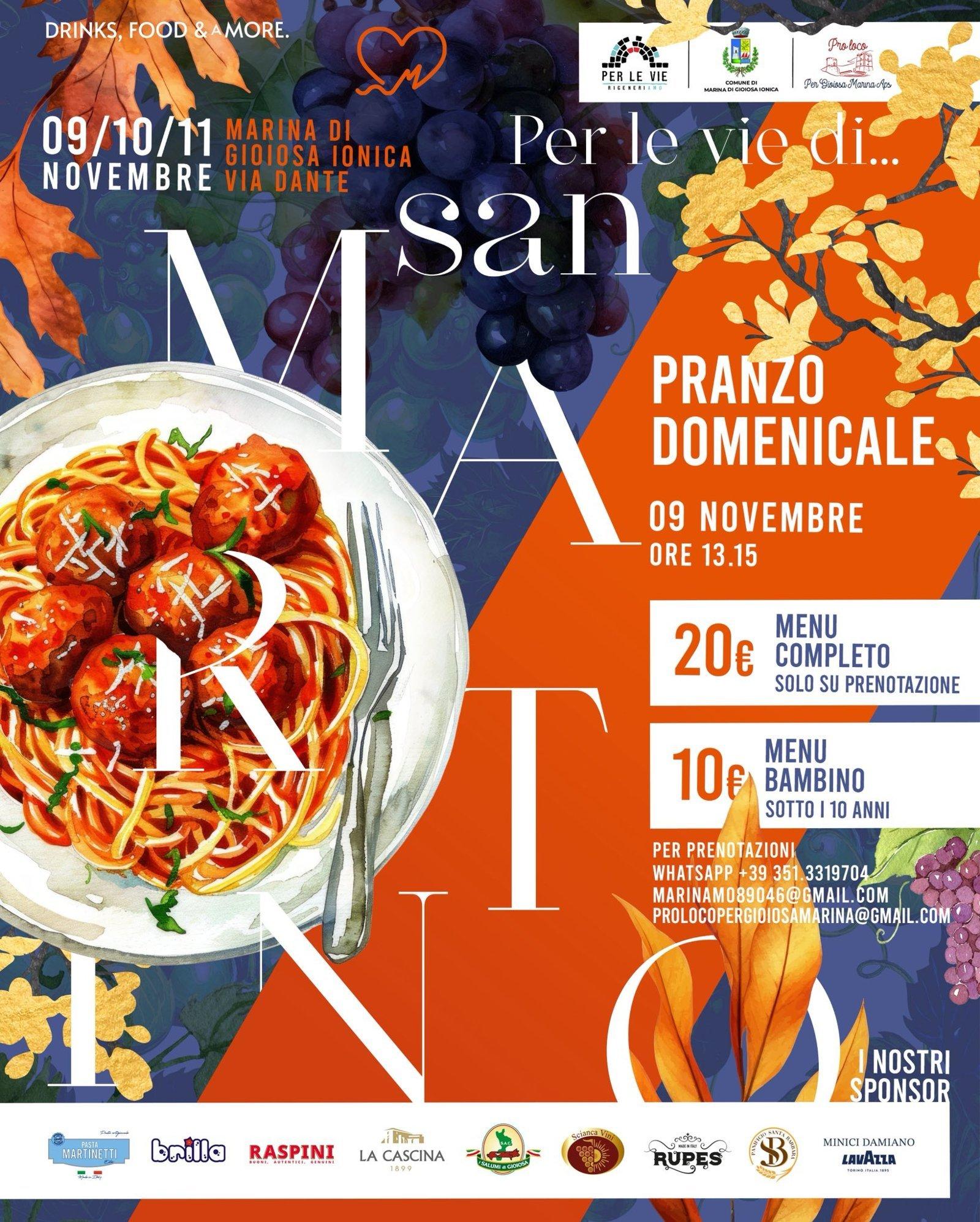 evento locandina pranzo domenicale