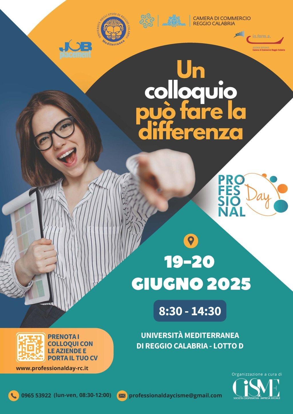 evento locandina professional day 2025