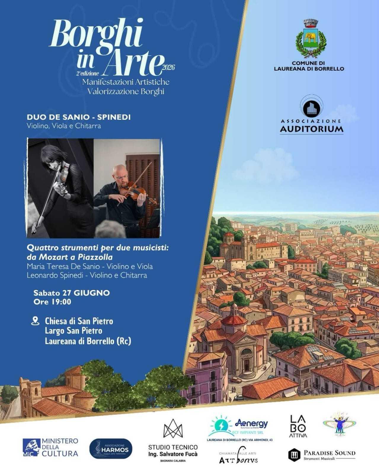 evento locandina quattro strumenti per due musicisti
