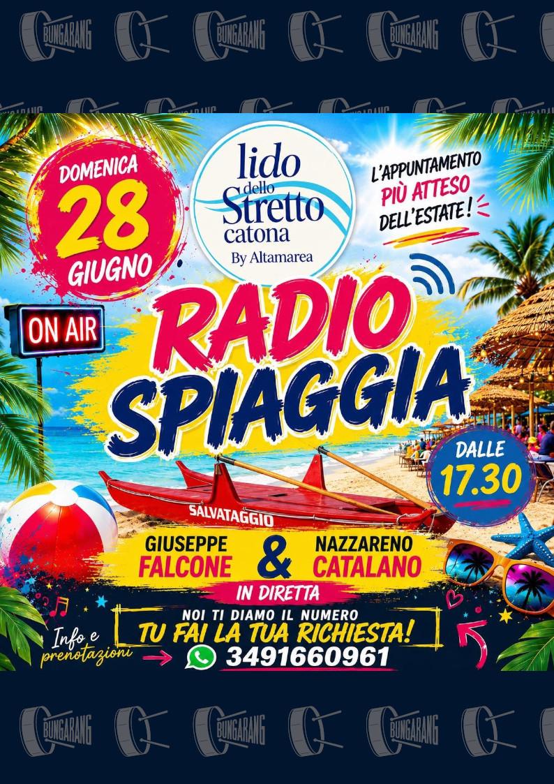 evento locandina radio spiaggia