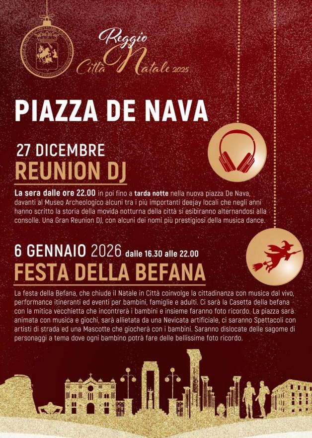 evento locandina reggio citta natale piazza de nava