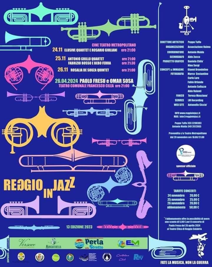 evento locandina reggio in jazz 2023