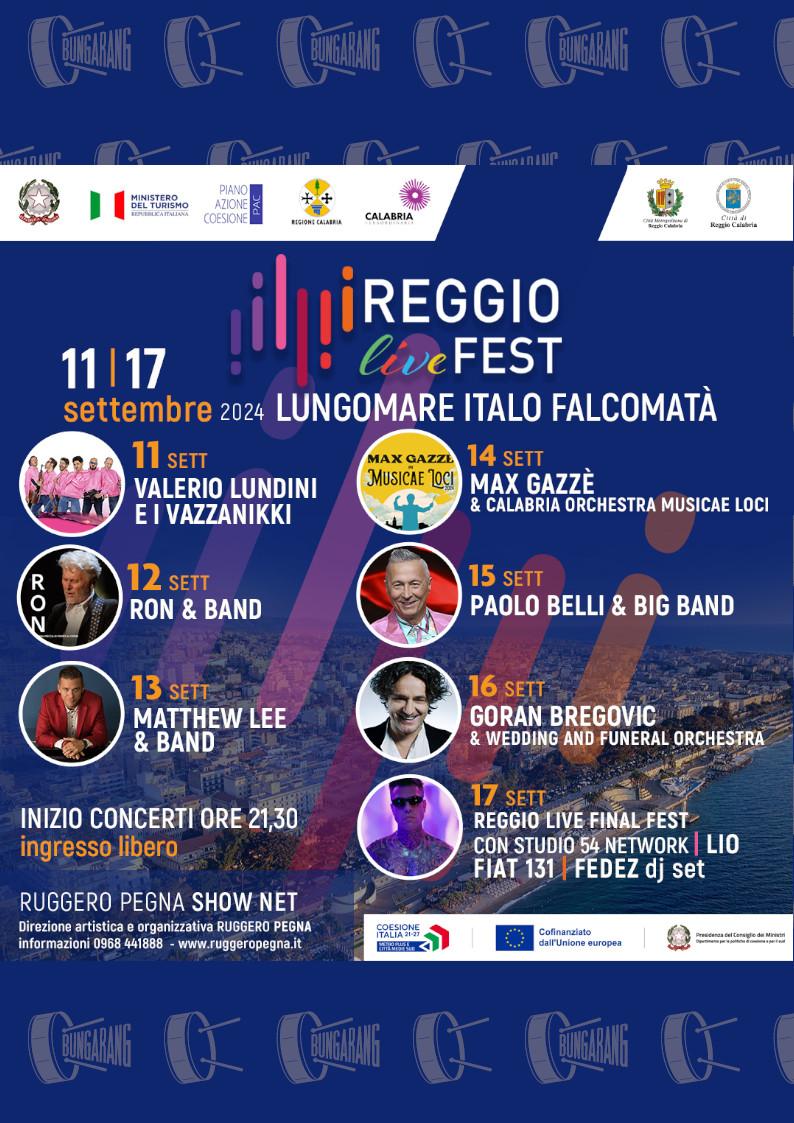 evento locandina reggio live fest