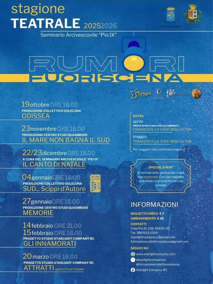 evento locandina rumori fuoriscena