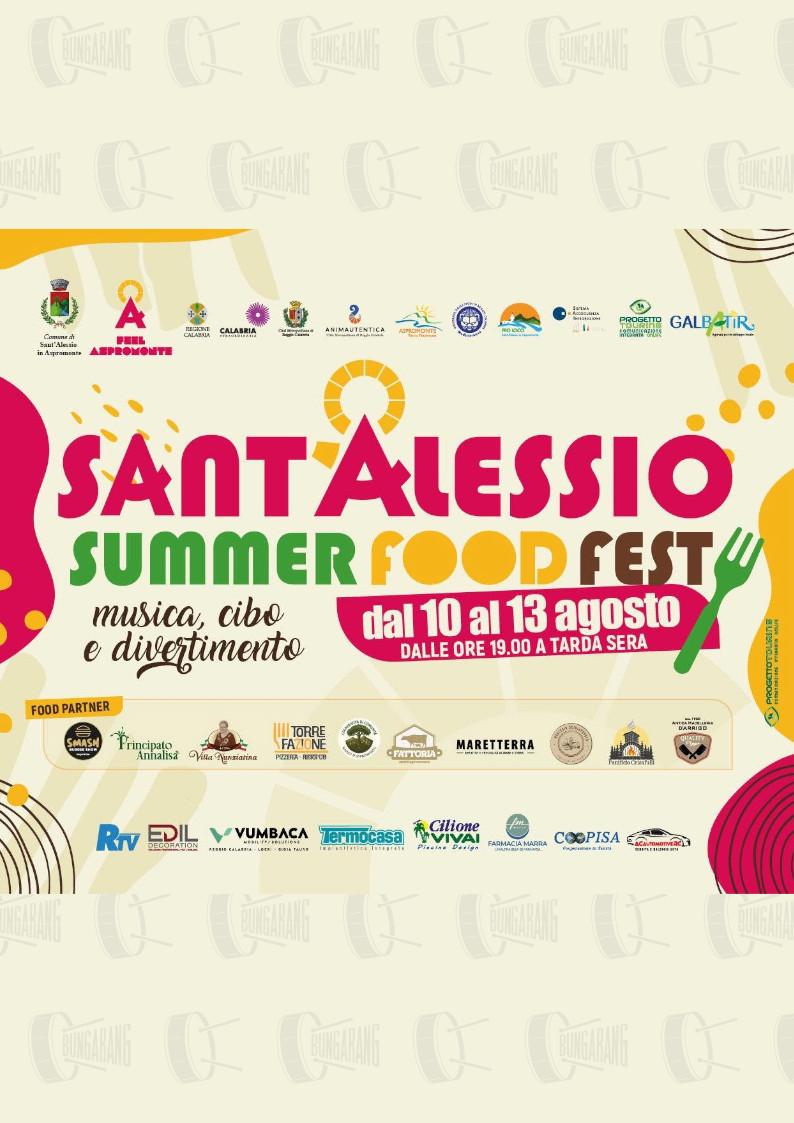 evento locandina sant alessio summer food fest