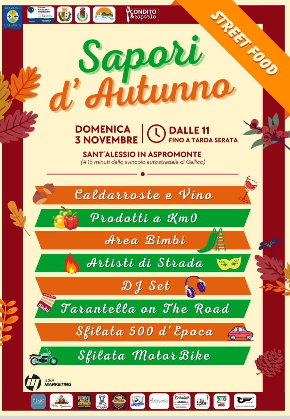 evento locandina saporti d autunno