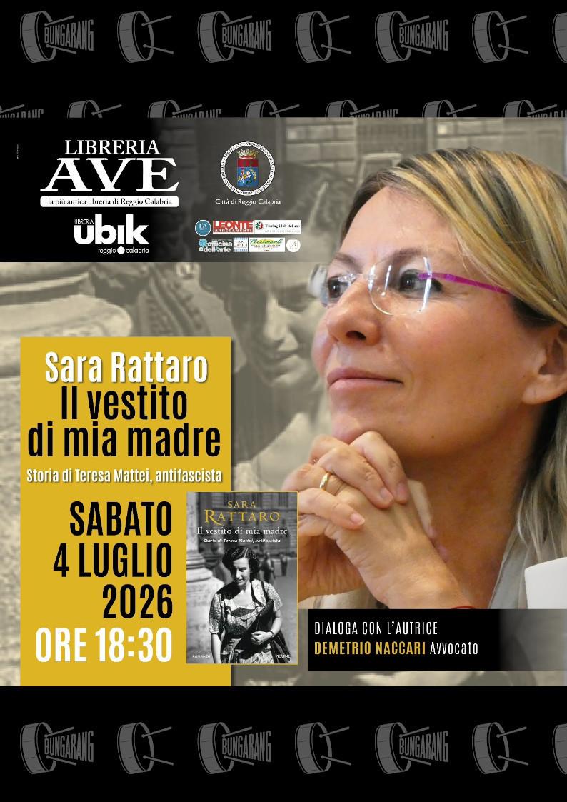 evento locandina sara rattaro