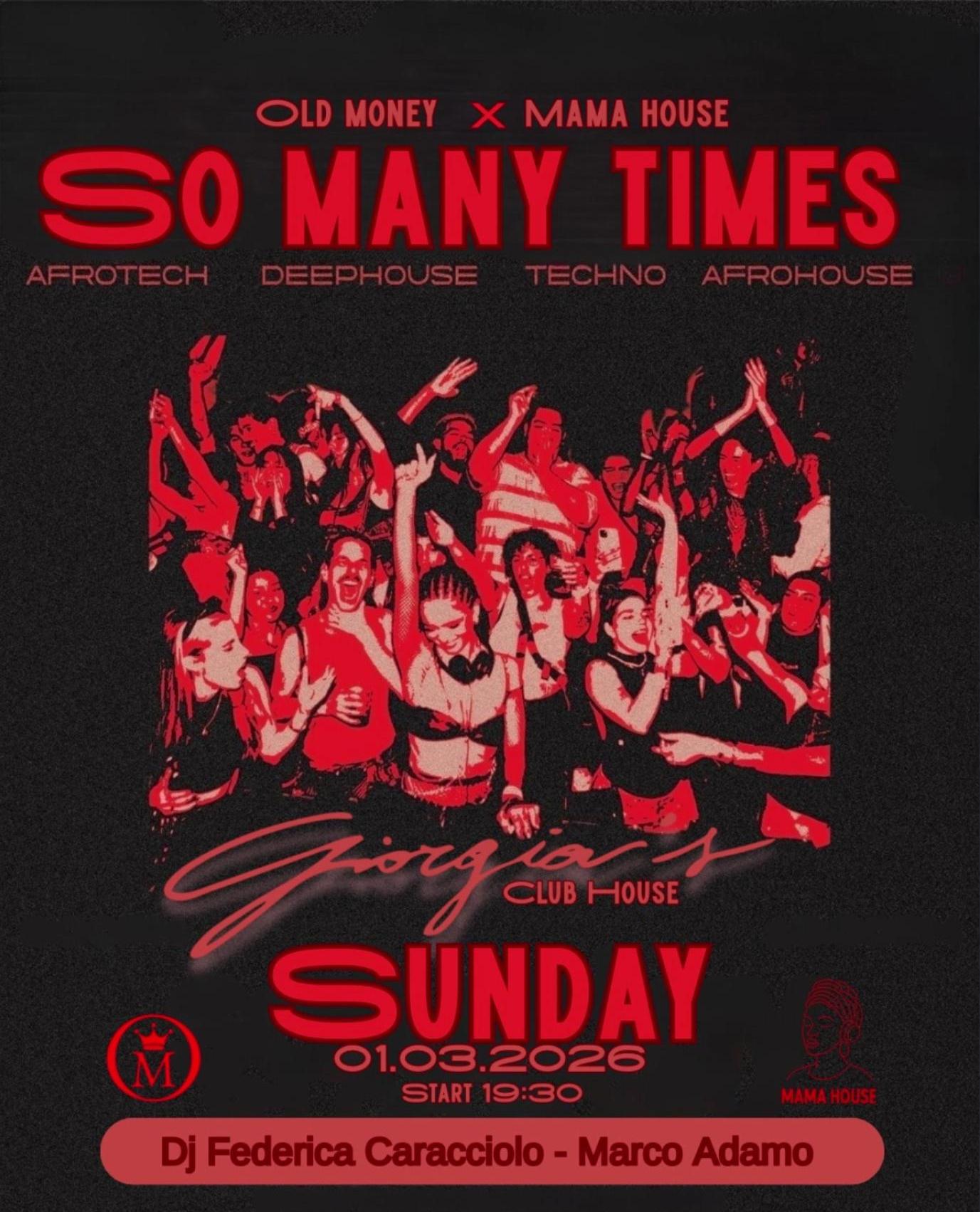 evento locandina so many times