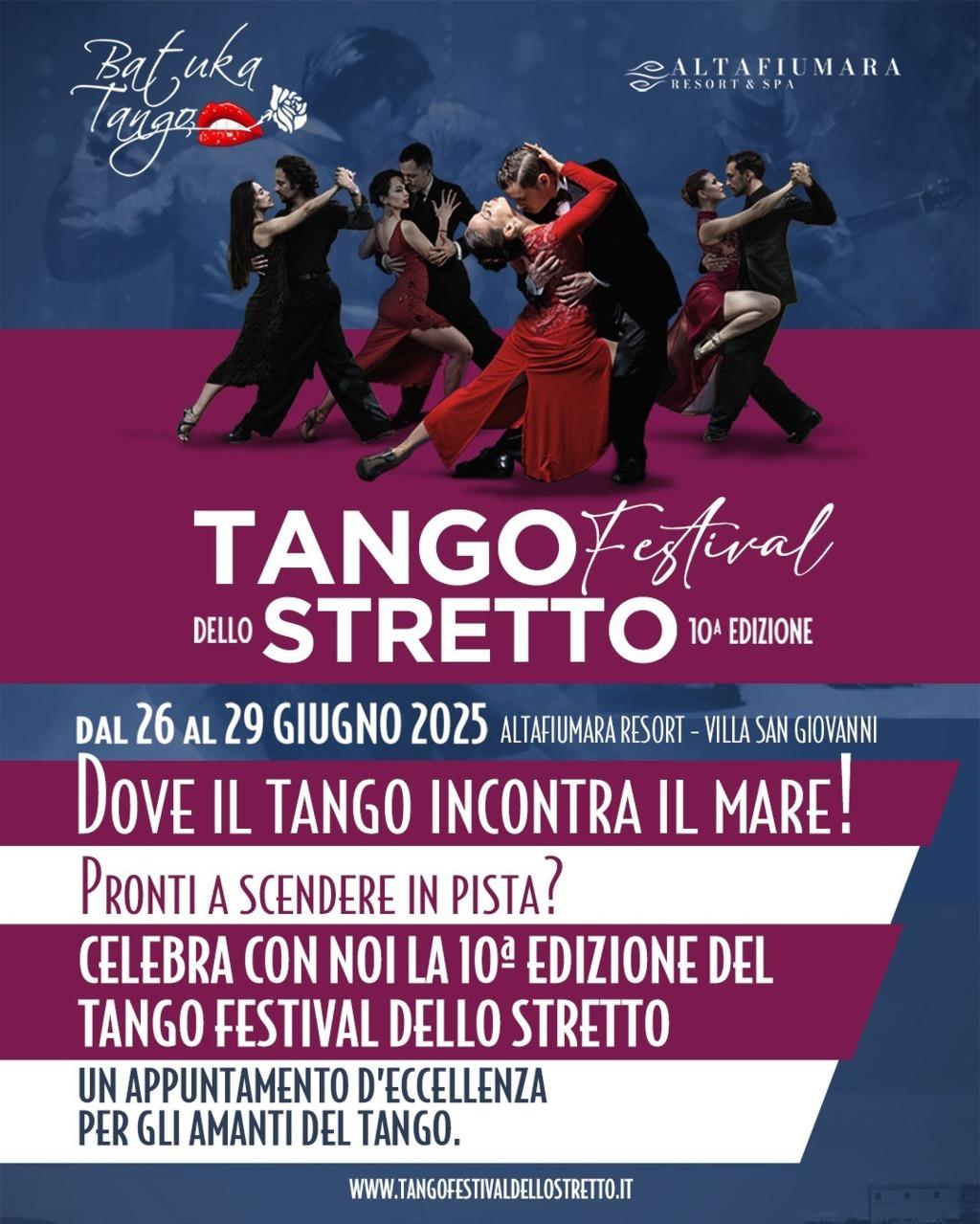 evento locandina tango festival dello stretto 2025