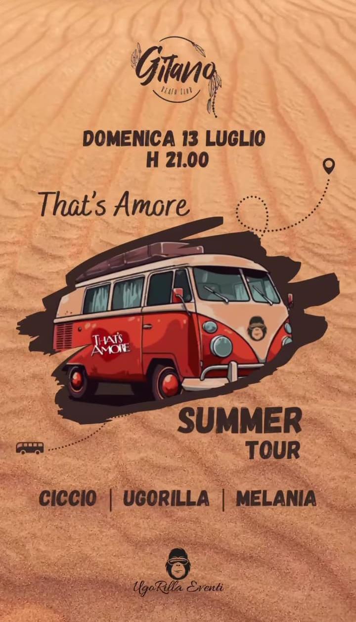 evento locandina thats amore