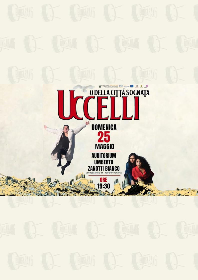 evento locandina uccelli o della citta sognata
