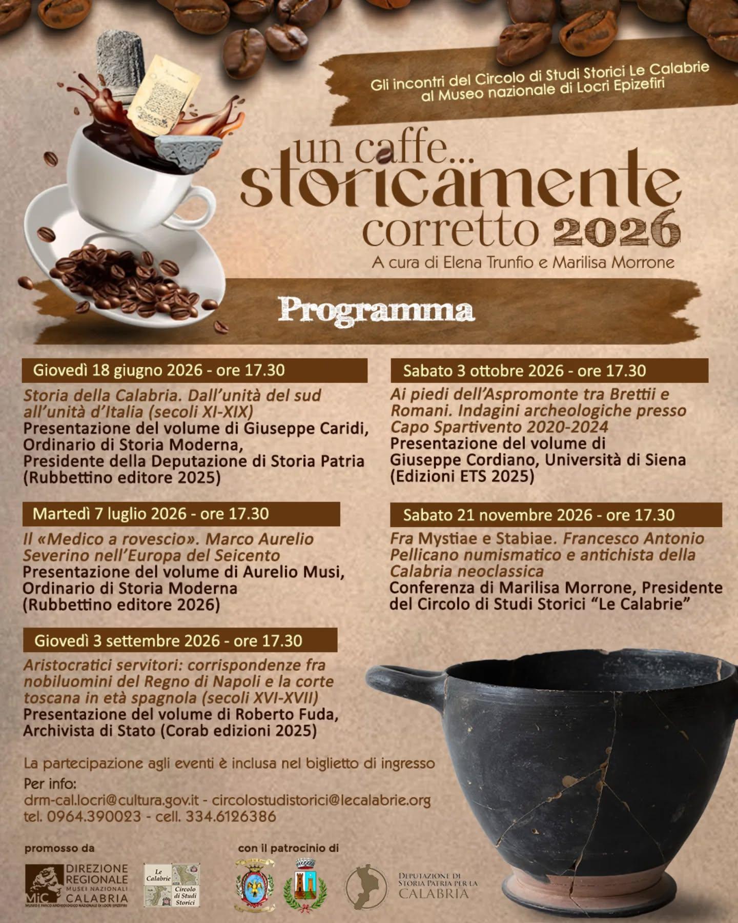 evento locandina un caffe storicamente corretto 2026