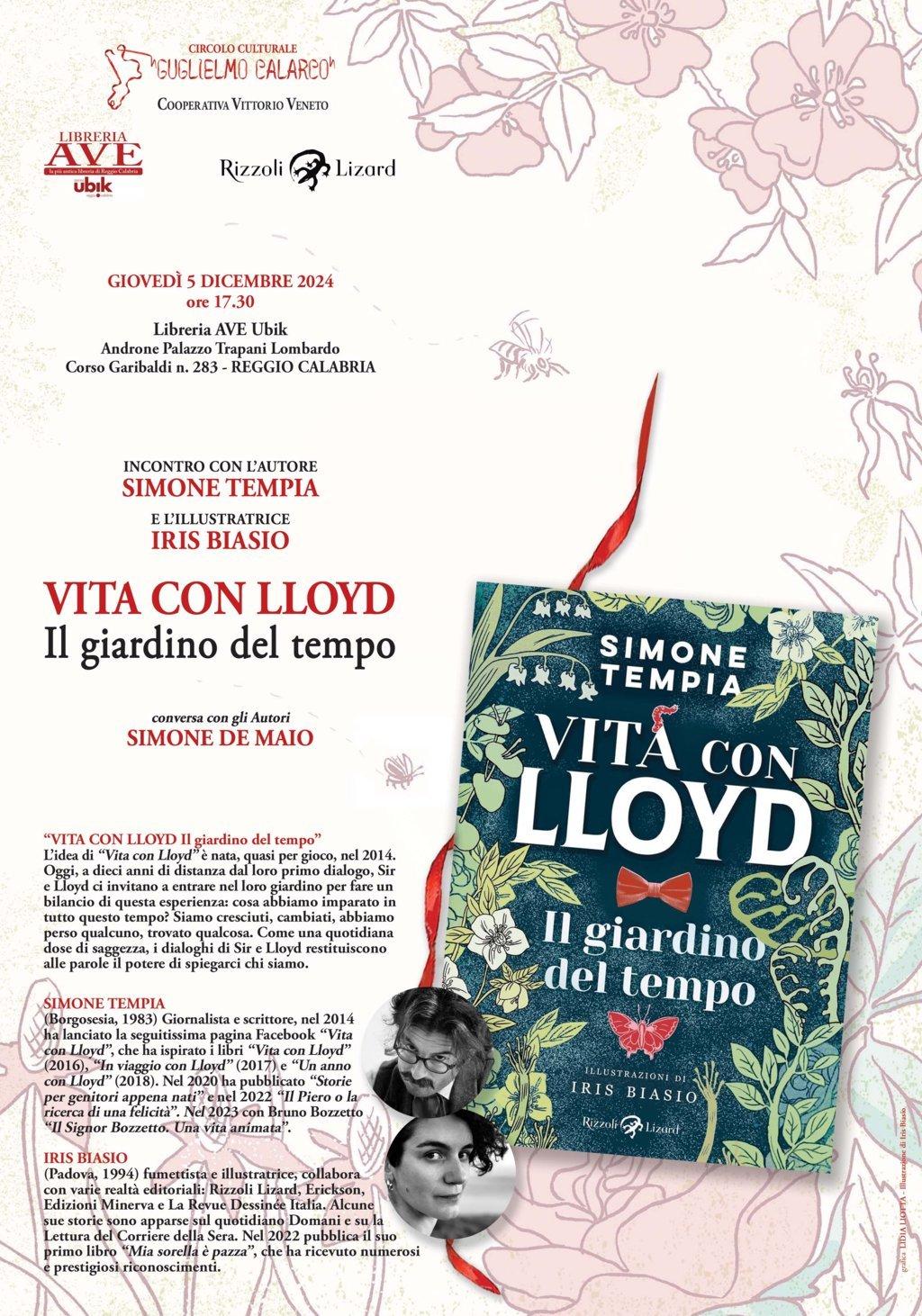 evento locandina vita con lloyd il giardino del tempo