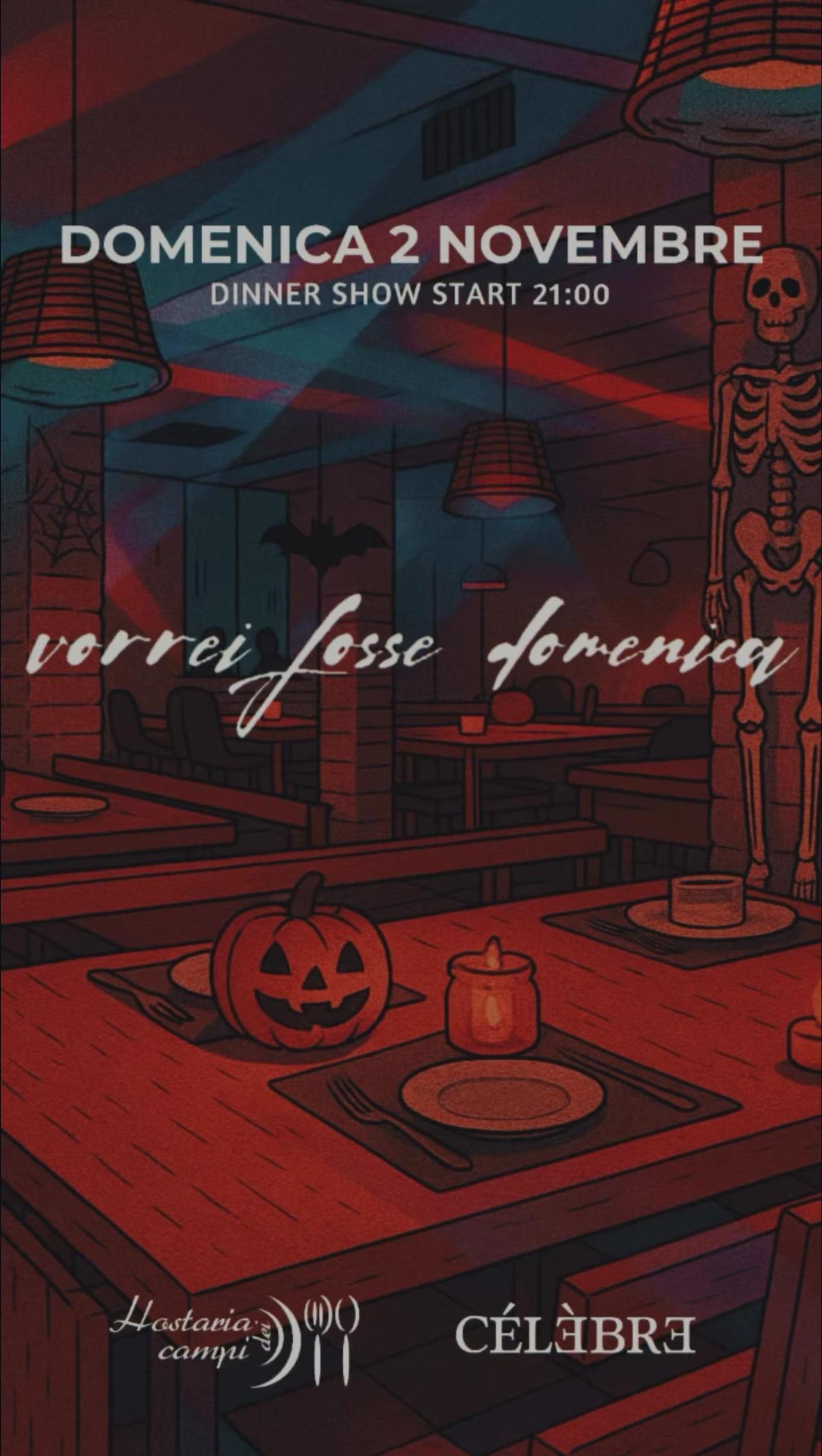 evento locandina vorrei fosse domenica